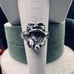 Vintage Sterling Western Saddle Shaped Cowboy Cowgirl Tribal style ring