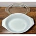 Vintage Pyrex Early American Oval Casserole Bowl Dish Gold Brown 043 1 1/2 Quart