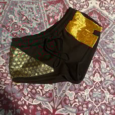 The Elephant Tribe Golden Teacher Booty Shorts