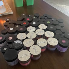 53 nail dip jars