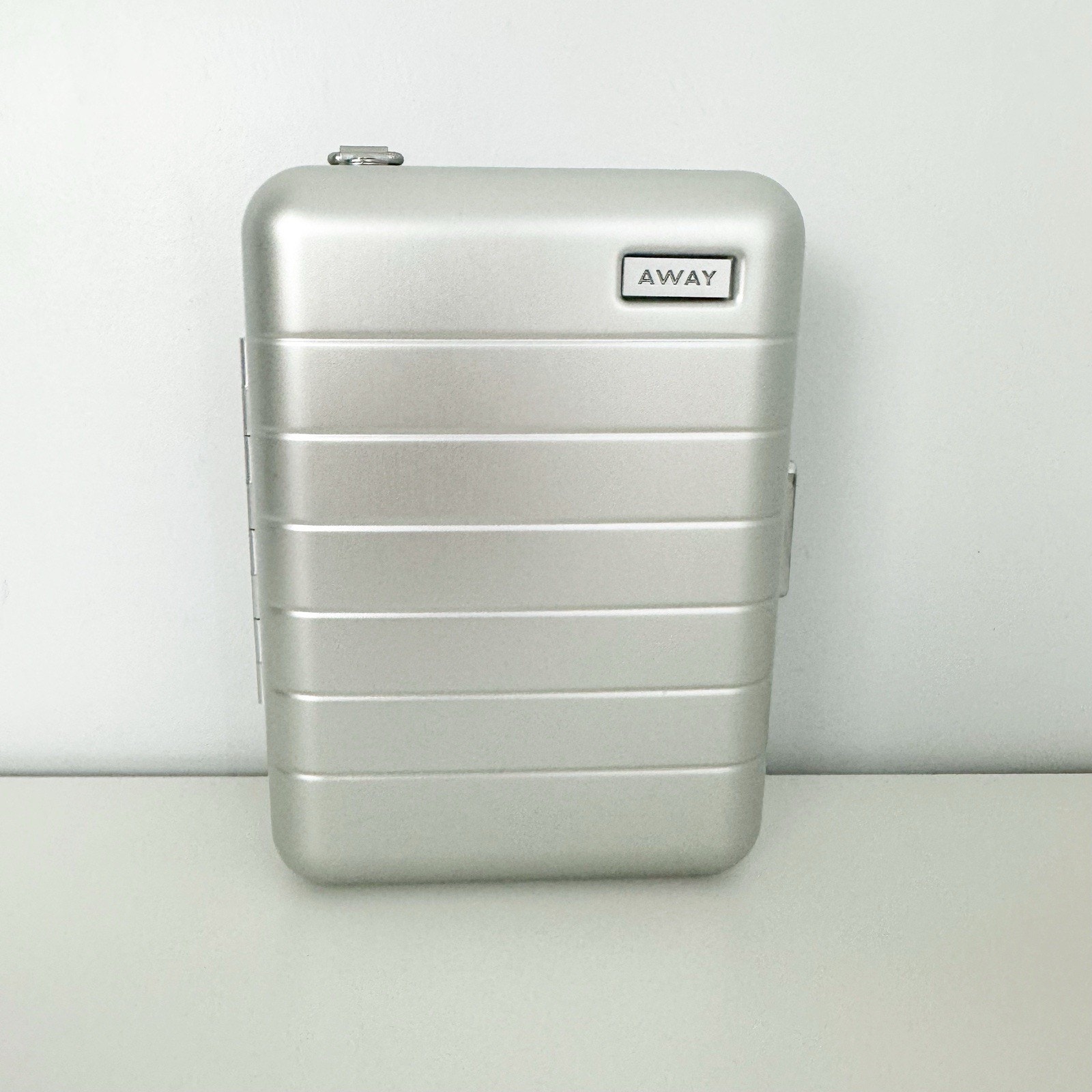 Away The Mini Hard Suitcase Toiletry Luggage Case Aluminum