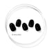 OHORA N ONYX NB-023 Semi-cured Gel Nail Stickers - 6 PACK LOT