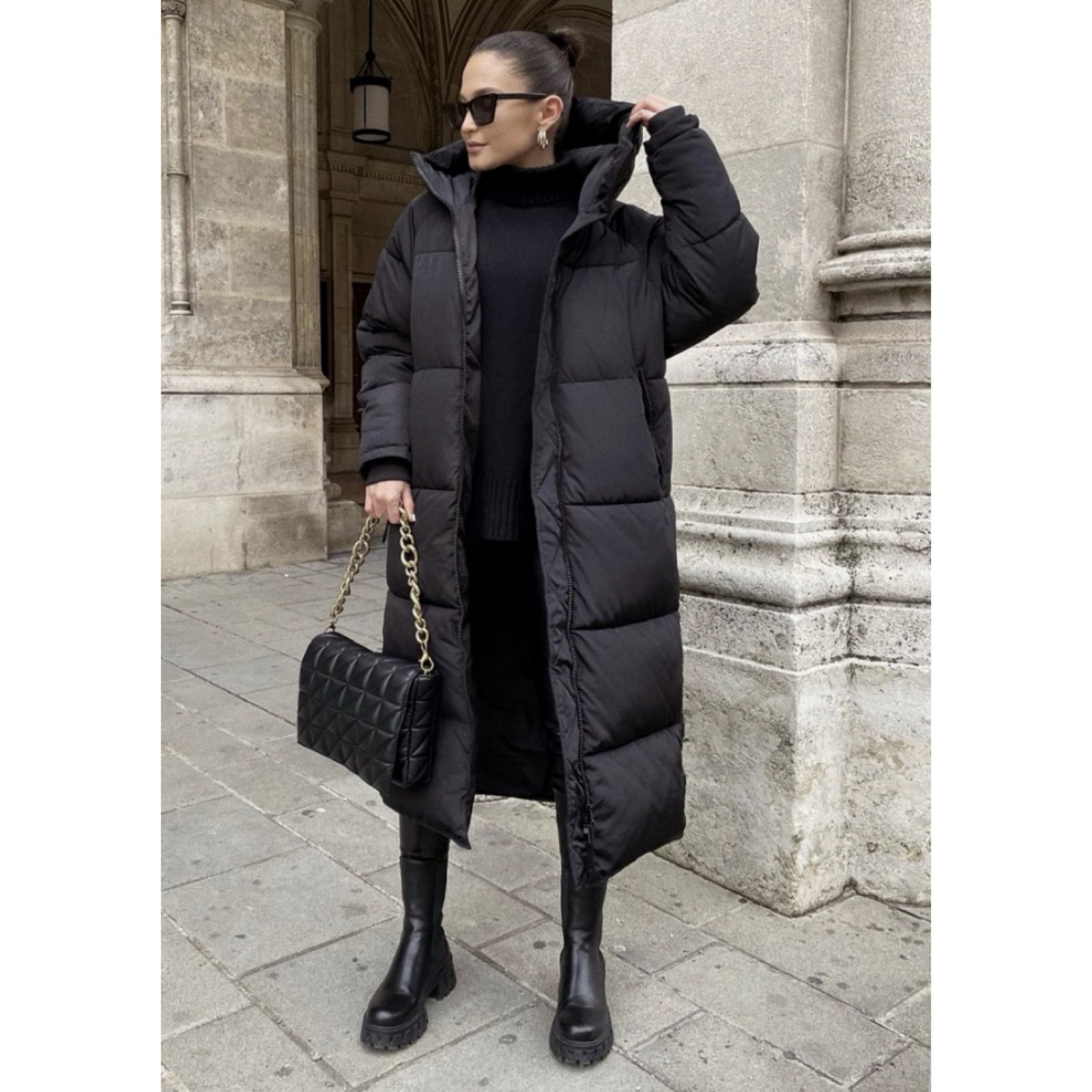 Zara Extra Long Puffer
