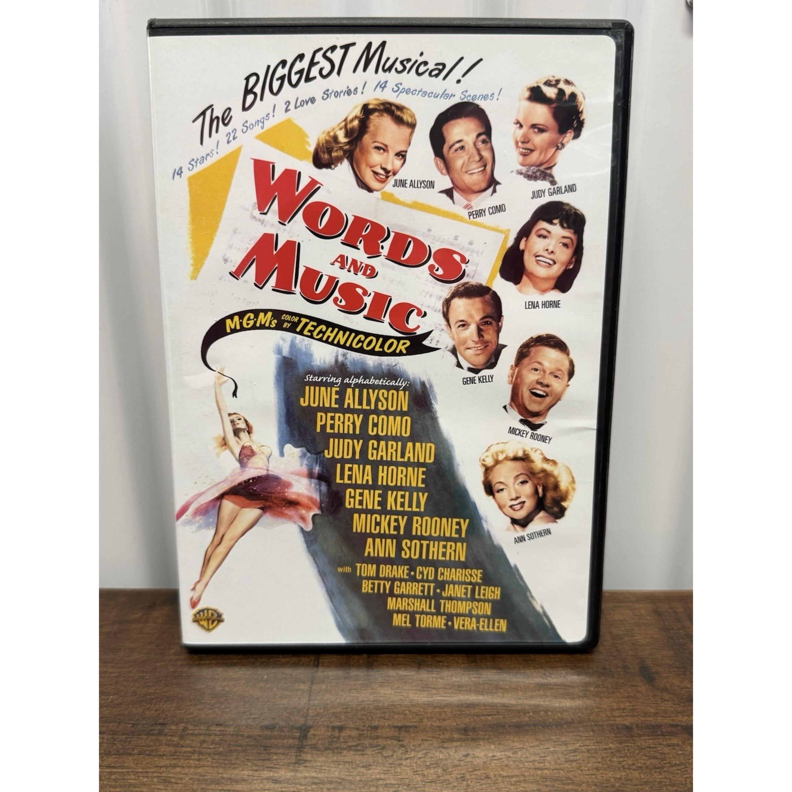 Words and Music (1948) Mickey Rooney, June Alyson, Judy Garland USED