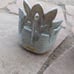 Joyce McCullough Pottery Candle Holder Planter MCM Stoneware Tucson, AZ