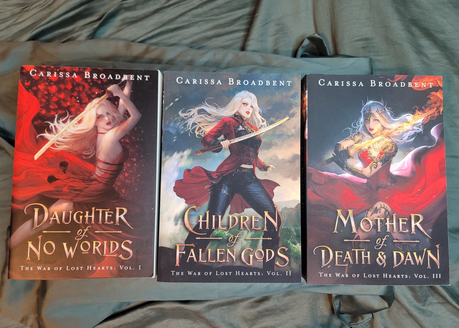 Indie OOP - The War of Lost Hearts Series by Carissa Broadbent, Paperback
