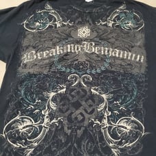 Y2K AOP Breaking Benjamin Tour T-shirt tagged XL measures Size Large