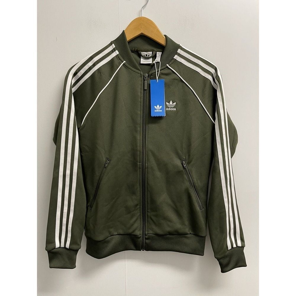 Adidas Green Track Jackets for Women Mercari