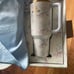 The Stanley X LoveShackFancy blue Holiday Quencher 40oz