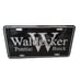 Waldecker Pontiac Buick License Plate- Black and Silver