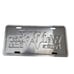 Waldecker Pontiac Buick License Plate- Black and Silver