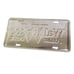 Waldecker Pontiac Buick License Plate- Black and Silver