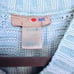 French Navy Vintage Mens Pullover Sweater Chunky Textured Sky Blue Size Medium