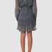 Bardot Junior Esther Wrap Dress Blue Ditsy Floral Long Sleeve Size 14 US/AUS/UK