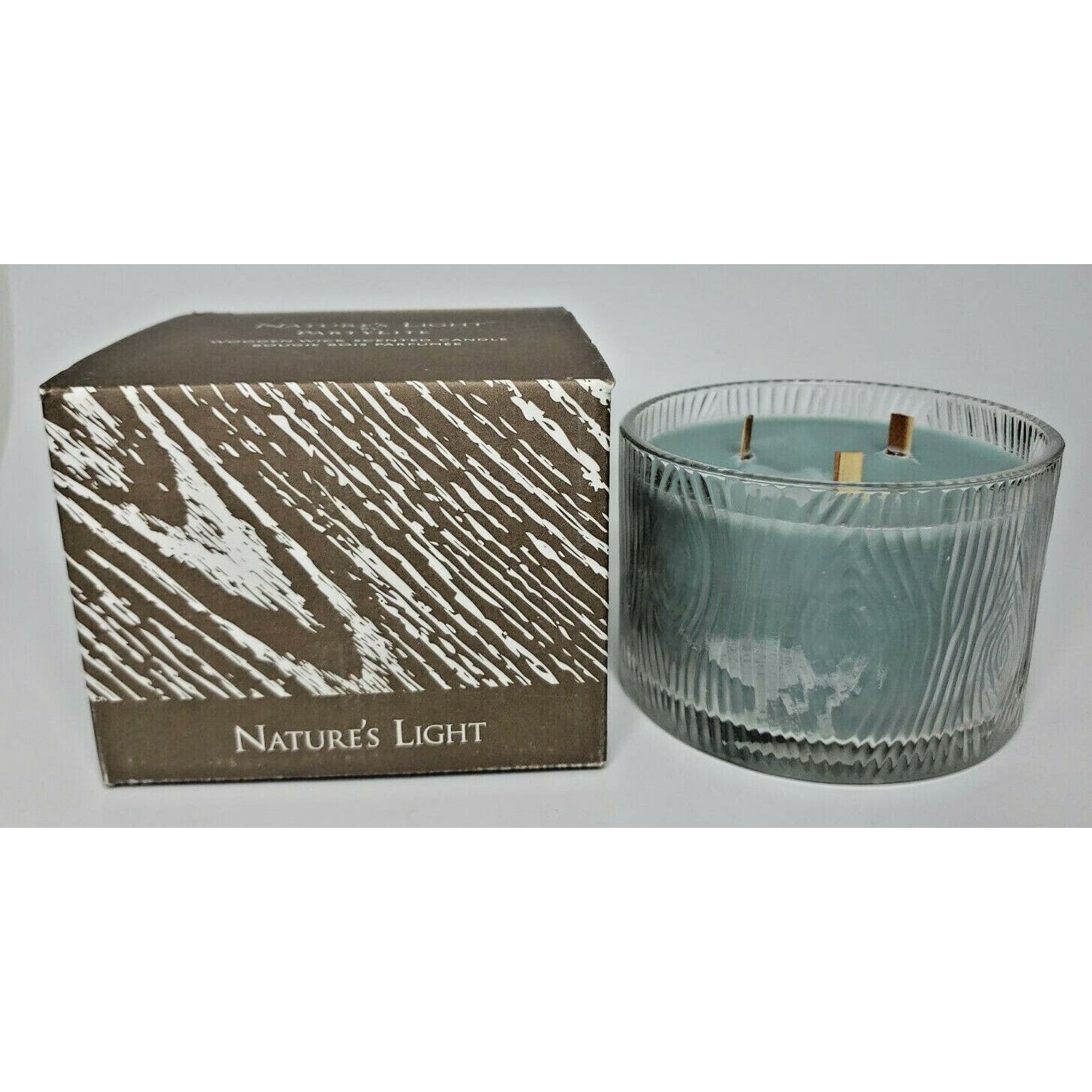 Partylite Natures Light Crackling 3 Wick Jar New White Cedar P2G/G47561