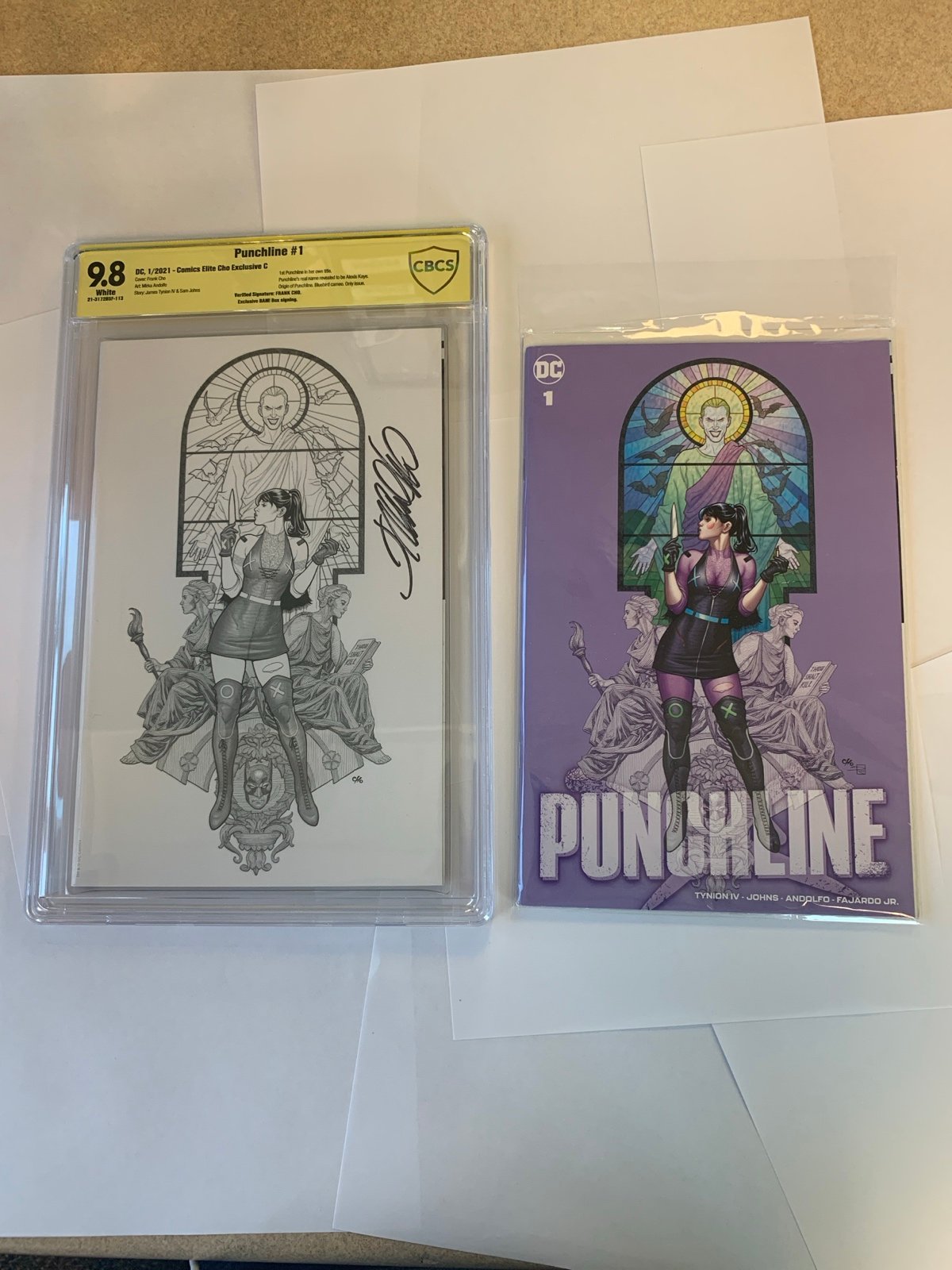Punchline #1 CBCS 9.8 Limited Comics Elite Ex. C Signed by Frank Cho & RAW Ex. A