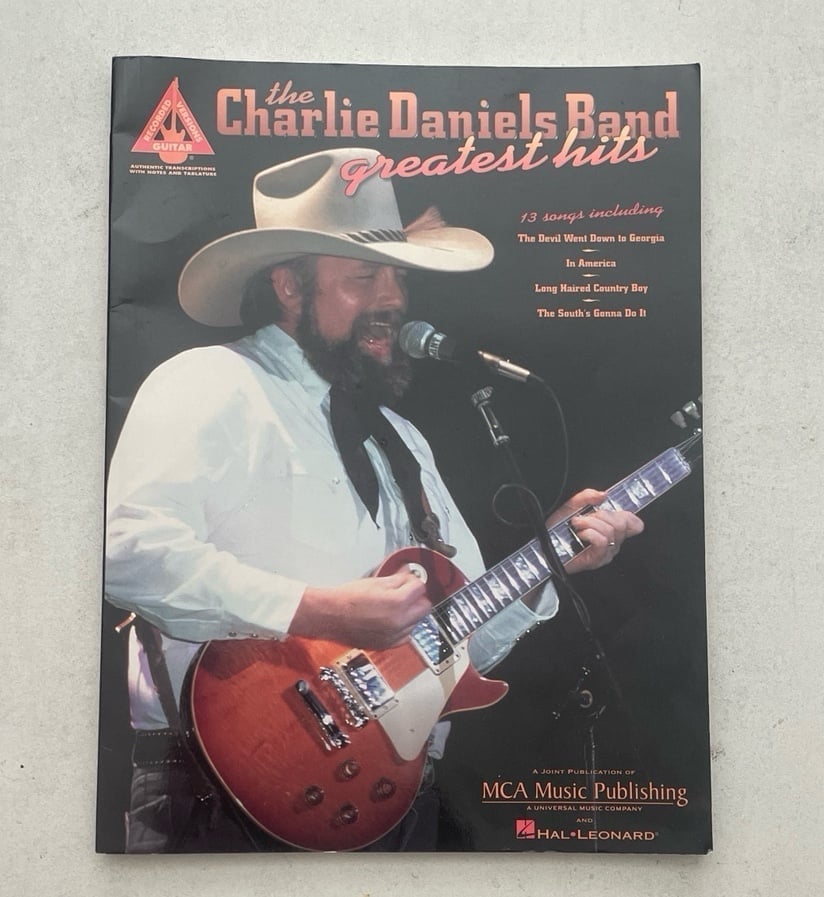 The Charlie Daniels Band Greatest Hits Tab Book RARE