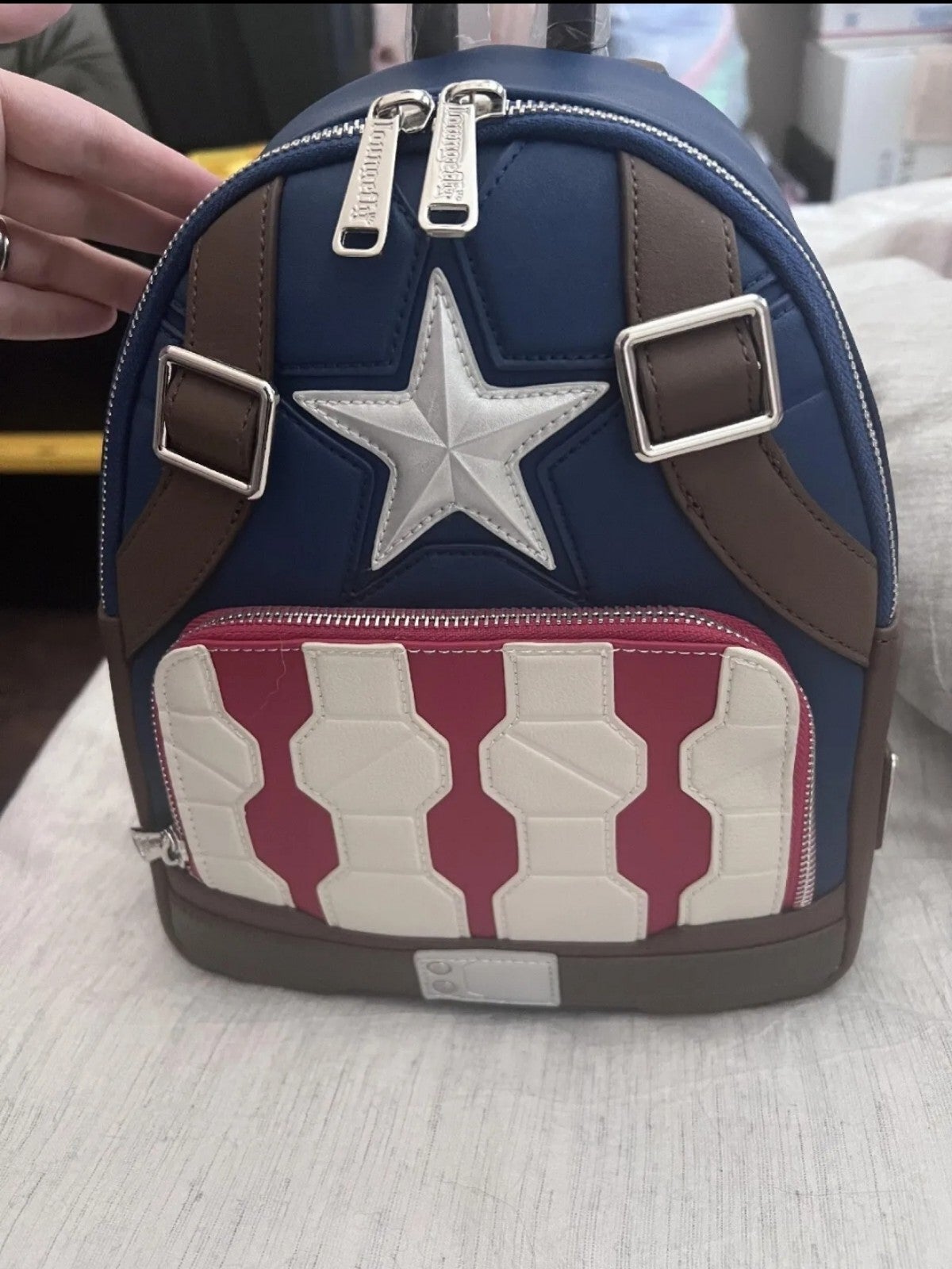Disney Marvel Loungefly Captain America Loungefly Mini Backpack