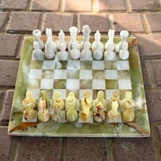 Chess set Handmade | Green Onyx Marble chess set | Best Selling Chess set | gift