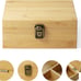 Stash Box with Rolling Tray - Large Storage Bamboo Box to Organize All Your