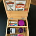 Stash Box with Rolling Tray - Large Storage Bamboo Box to Organize All Your