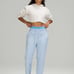 Lululemon Beyond the Studio Blue Linen size 8