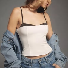 Reformation Melanie top - Ivory white - Size 4