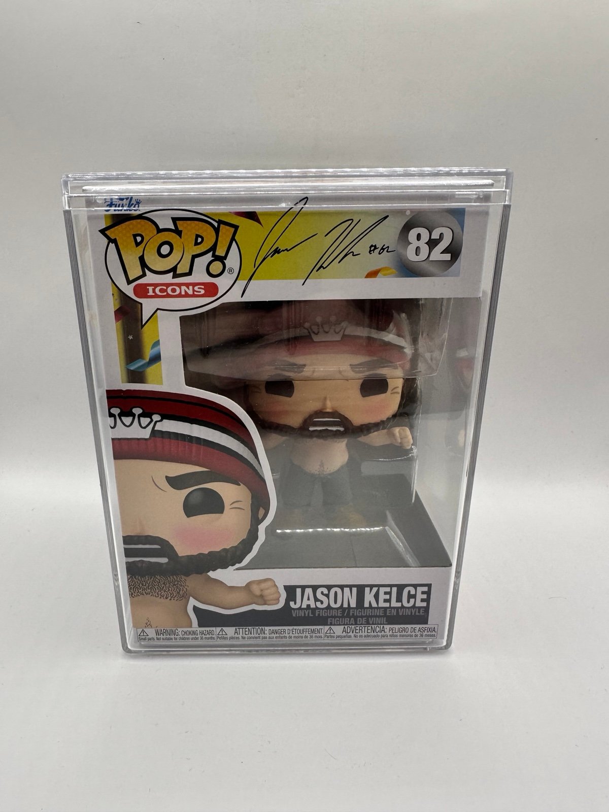 Funko Pop! Icons #82 Shirtless Jason Kelce w/ Hard Protector New