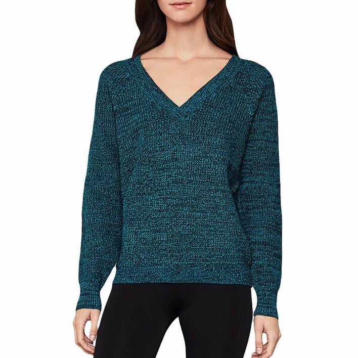 BCBGMAXAZRIA V-NECK PULLOVER SWEATER