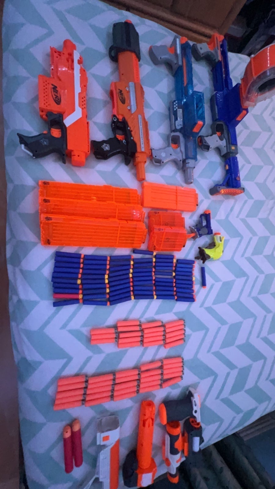 Nerf Gun/mag/ammo collection, Price is negotiable!
