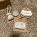 Rae Dunn 3pc Caddy Clean Scrubber & Seal Brush Set