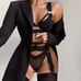 Black Garter Lingerie Set