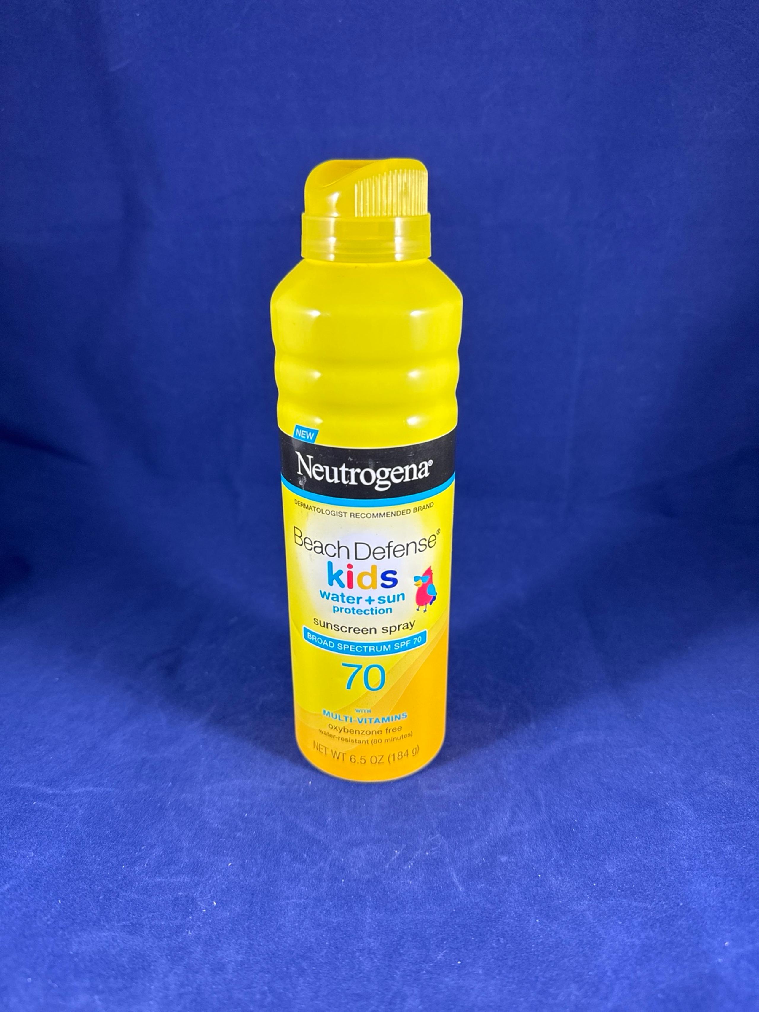 Neutrogena Beach Kids Sunscreen Spray Broad Spectrum SPF 70, 6.5 Oz