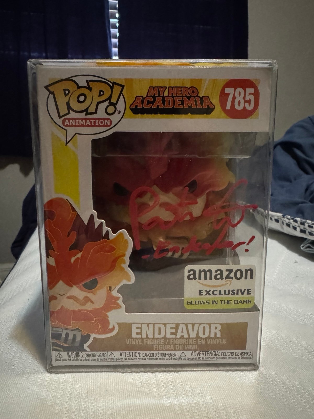 Signed Endeavor Funko Pop
