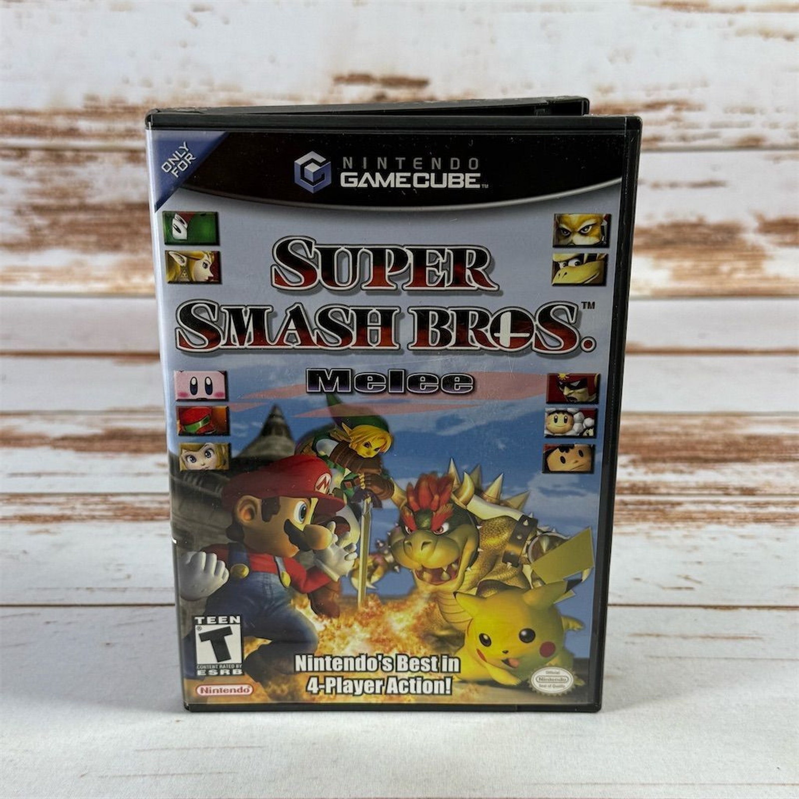 Super Smash Bros. Melee Nintendo GameCube 2001 Complete w/ Manual
