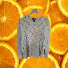 Brooks Brothers Light Green Diamond Design Sweater Size XL