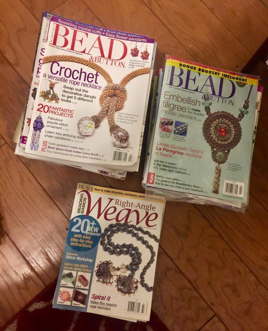 Bead & Button Back Issues