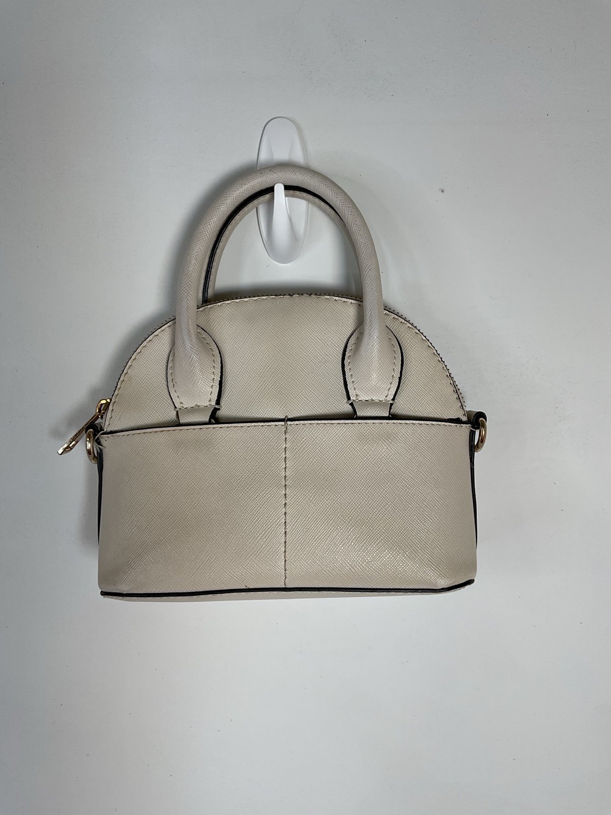 Zara Faux Leather Crossbody Satchel