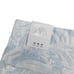 Zara nwt High-Waist Light Blue & White Marble Print Denim Shorts sz 8 button fly