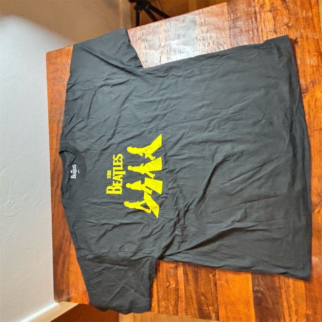 The Beatles Abbey Road Men's 4XL Black Graphic T-Shirt Short Sleeve