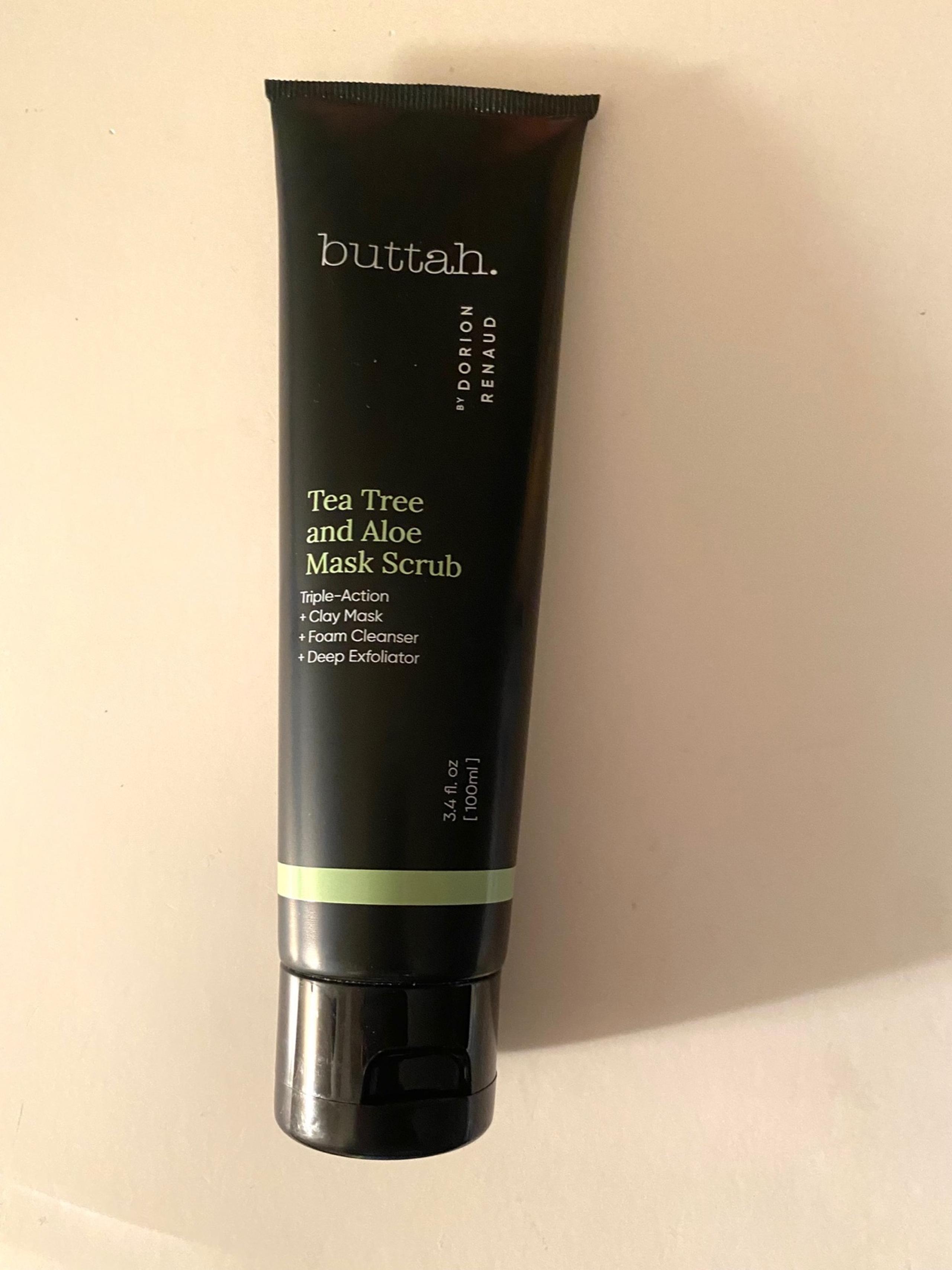 Buttah Tea Tree & Aloe Exfoliating Scrub. NWT