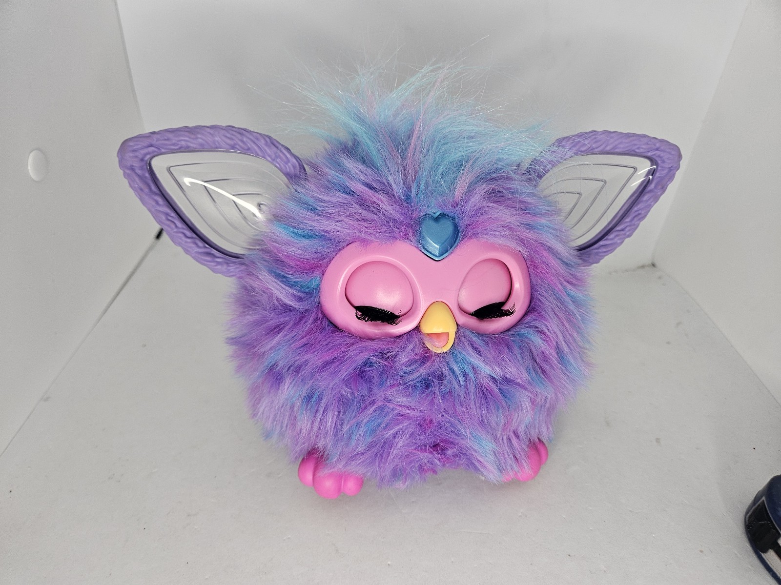 2023 - Hasbro - Furby - Blue Purple Plush Interactive Toy - Tested Working Used.