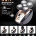 NEW 5 IN 1 4D Rotary Electric Shaver Rechargeable Bald Head Shaver Beard Trimmer