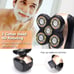 NEW 5 IN 1 4D Rotary Electric Shaver Rechargeable Bald Head Shaver Beard Trimmer