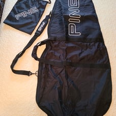 Ping Golf bag fabric protective travel bag with storage pouch. LIKE NEW