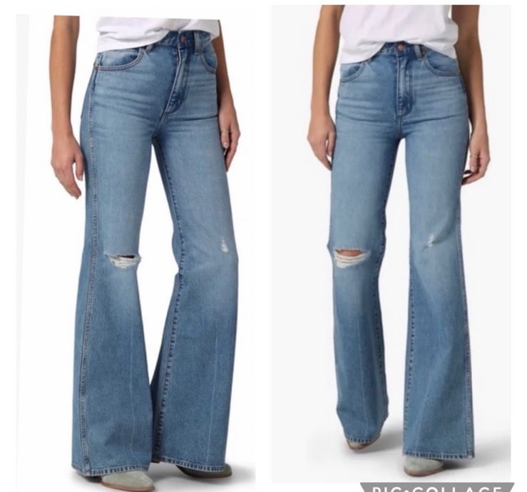 WRANGLER WANDERER 622 HIGH RISE FLARE JEAN Sz 28 / 34