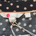 NEW Boden Elsie Polka Dot Button Front Black Midi Dress Size 16 Long