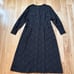 NEW Boden Elsie Polka Dot Button Front Black Midi Dress Size 16 Long