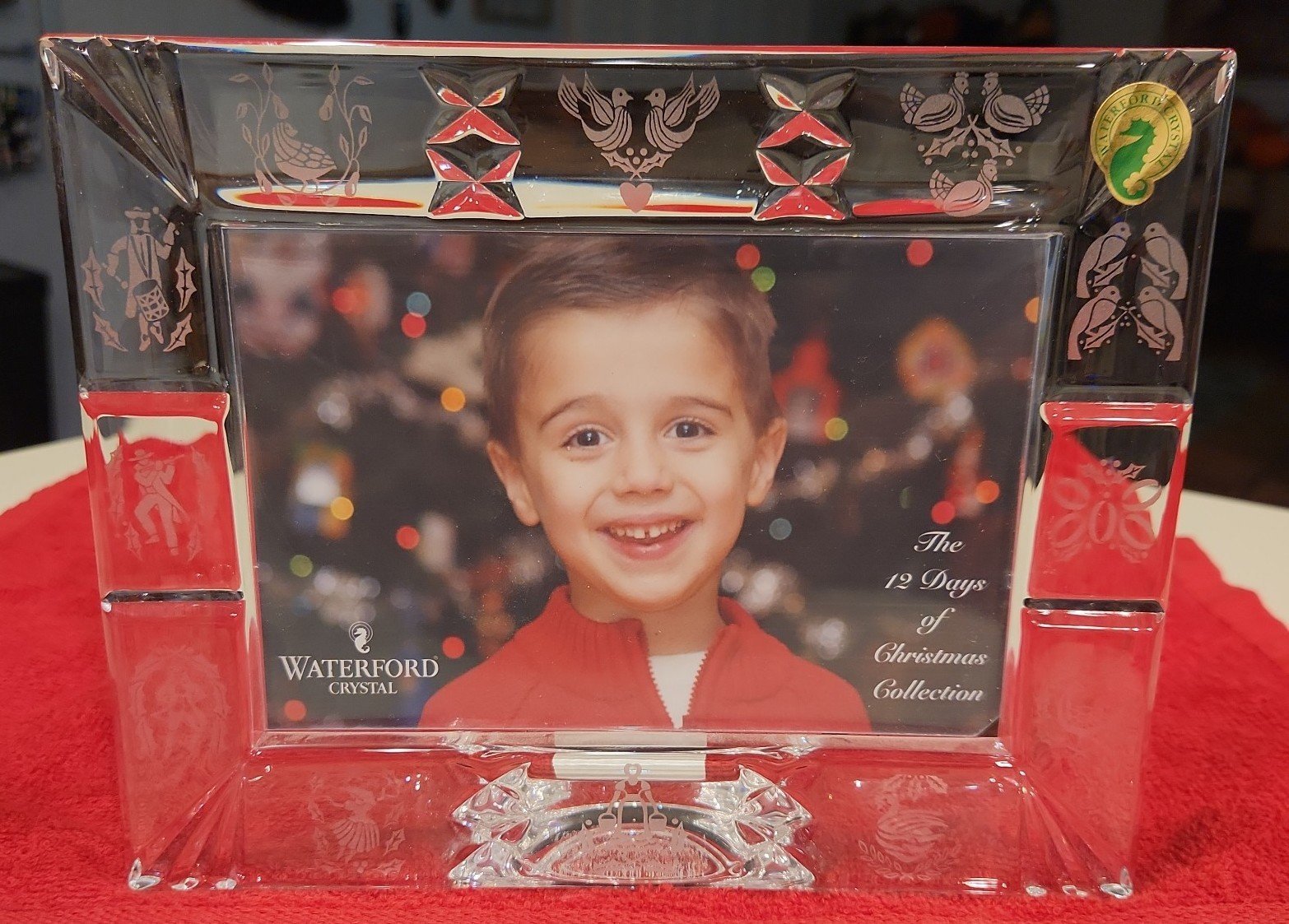 12 days of Christmas Waterford Crystal frame
