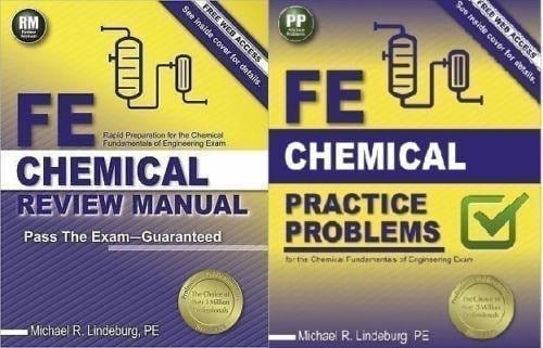 FE Chemical Review Manual & Chemical Practice Prob 2 Books 1591264456 1591264464